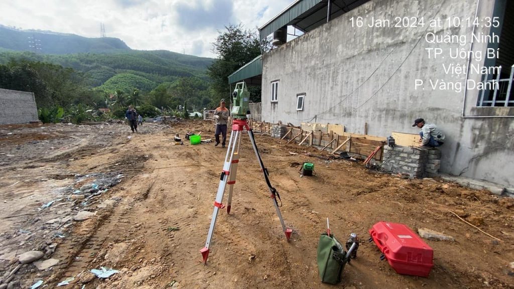 Các dự án công trình đã thực hiện của Dịch Vụ Đo Đạc Quảng Ninh